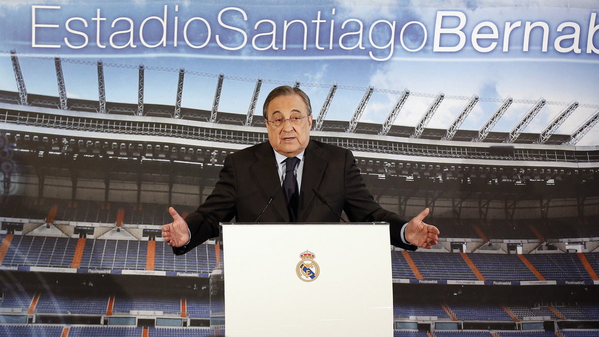 Prezes Realu Madryt Florentino Perez