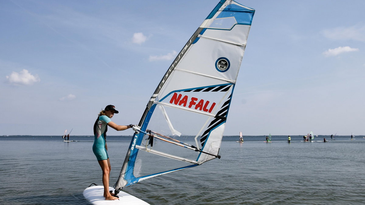 Aktywne lato z Atomowkami. Windsurfing. 22.08.2014