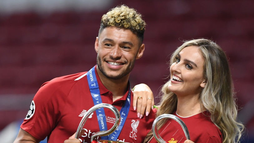 Alex Oxlade-Chamberlain z dziewczyną Perrie Edwards