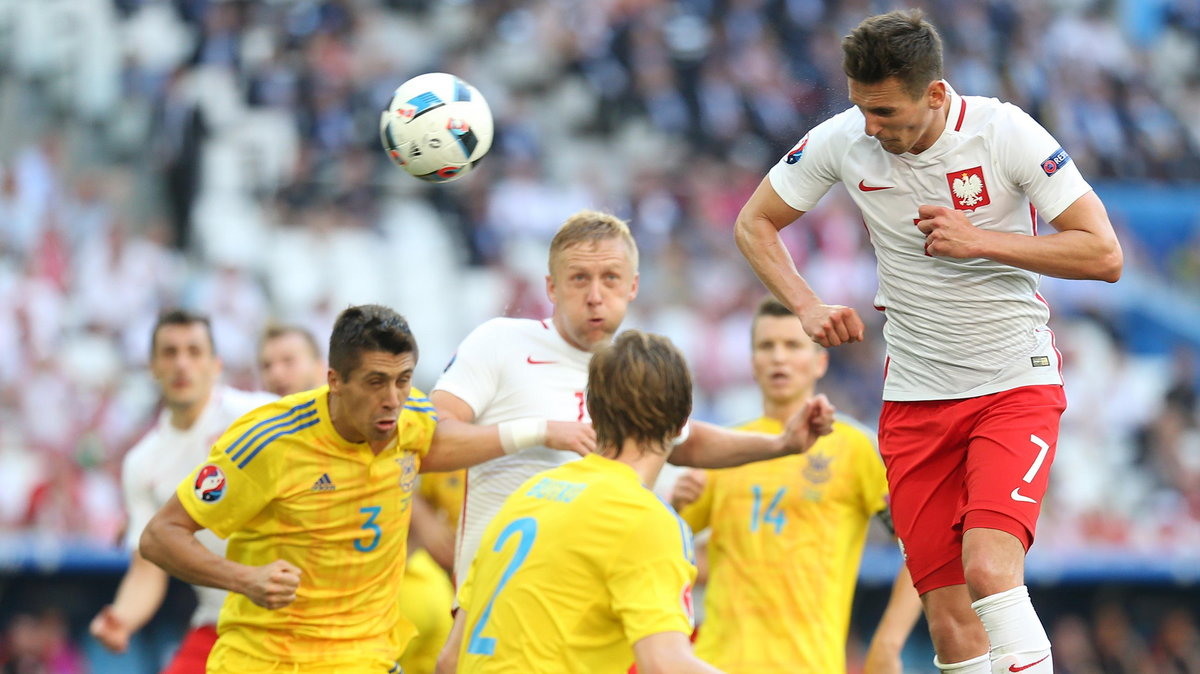 21.06.2016 UKRAINA - POLSKA UEFA EURO 2016 PILKA NOZNA