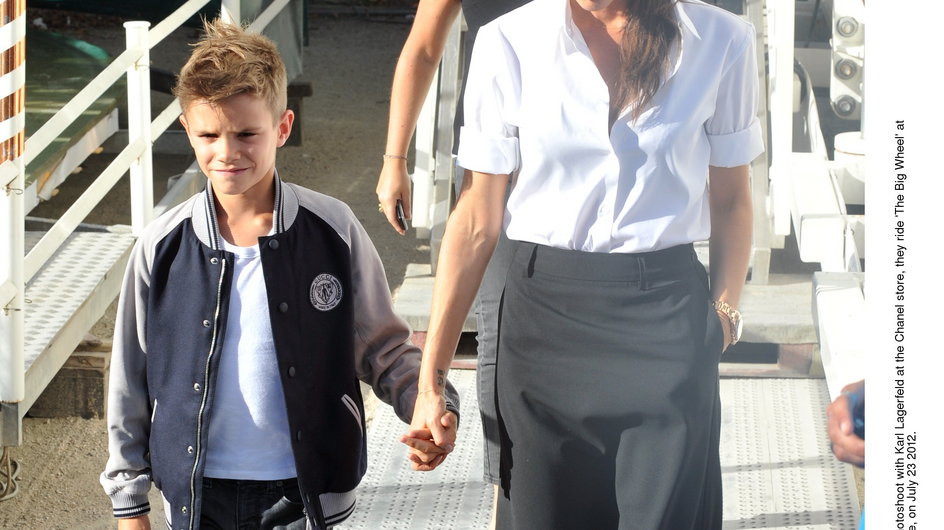 Victoria i Romeo Beckham