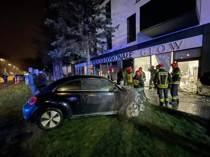 Tak wygląda rozbite auto Sandry M.