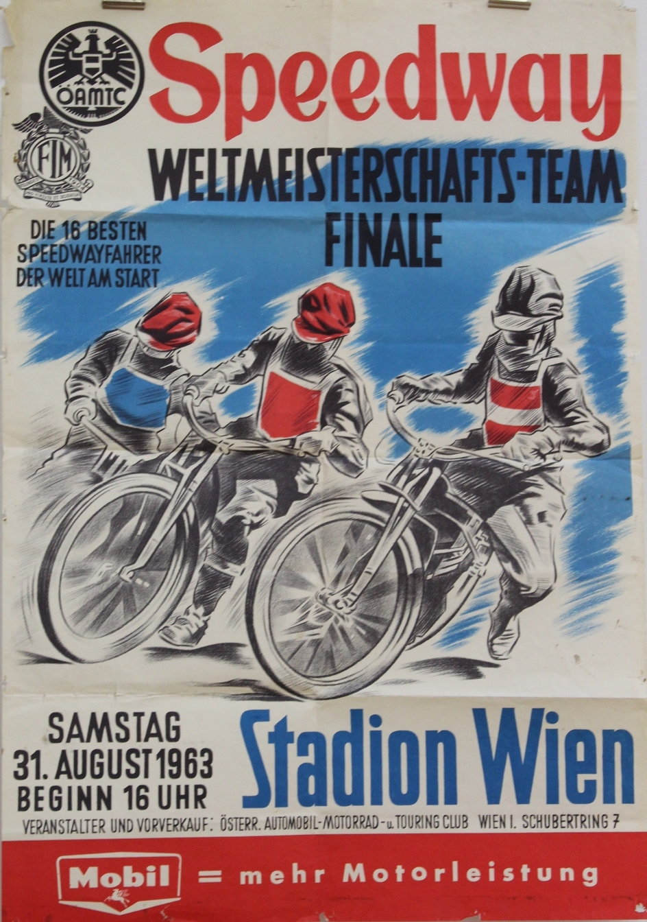 Plakat z finału DMŚ - Wiedeń 1963