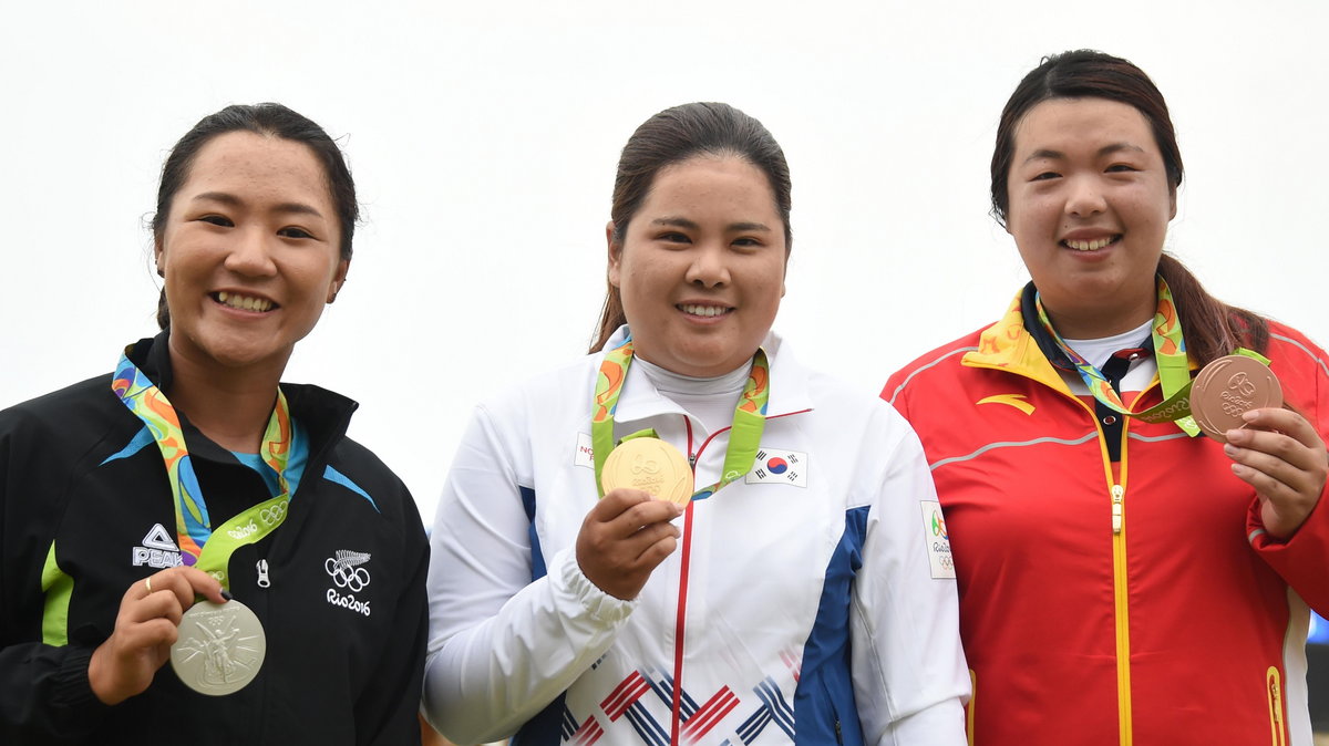 Od lewej: Lydia Ko, Park Inbee i Feng Shanshan