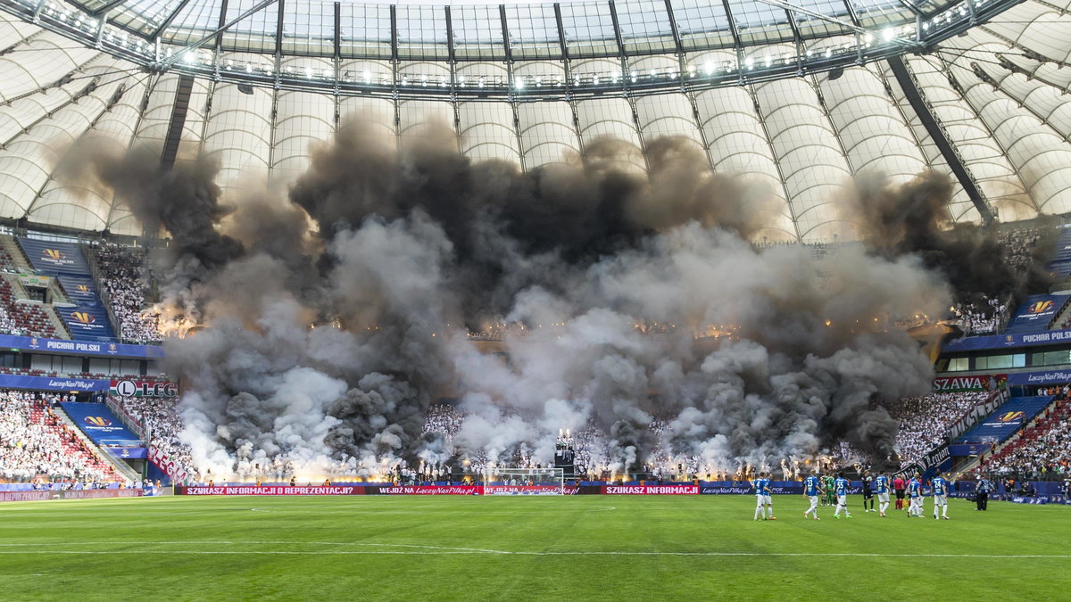 Pilka nozna. Puchar Polski. Lech Poznan - Legia Warszawa. 02.05.2016