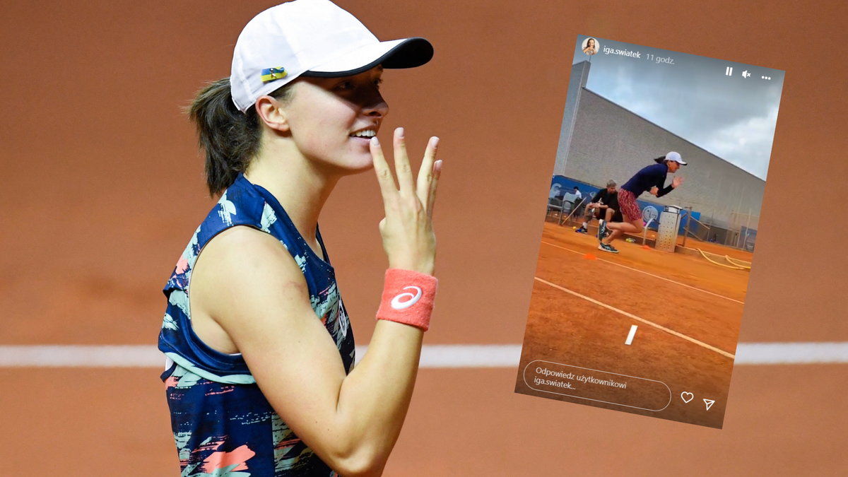 Iga Świątek przygotowuje się do kolejnych turniejów WTA (instagram.com/iga.swiatek)