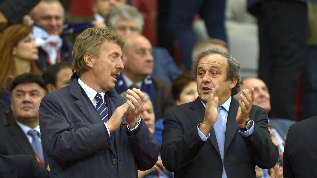 Zbigniew Boniek (z lewej) i Michel Platini