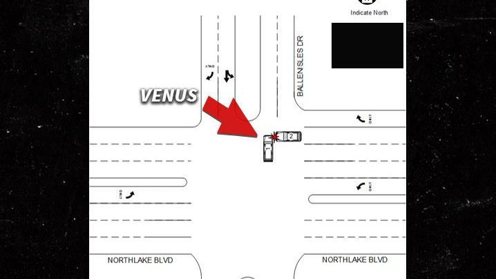 Venus Williams wypadek diagram