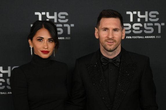 Leo Messi i Antonela Roccuzzo na gali FIFA The Best