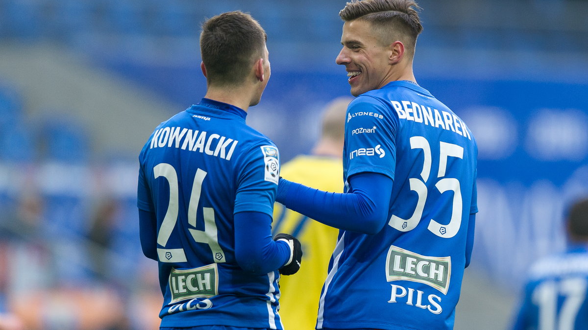 Dawid Kownacki i Jan Bednarek