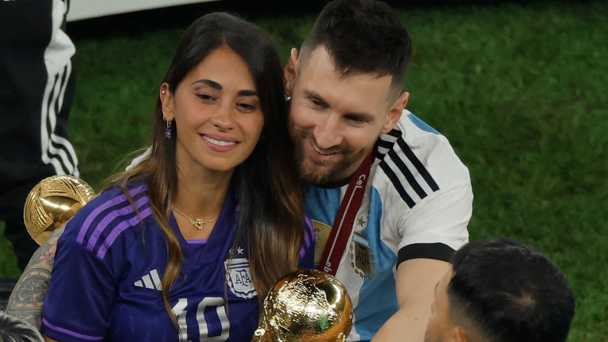 Leo Messi z żoną