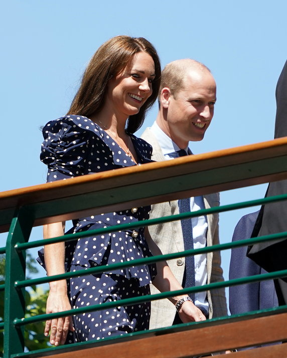 Księżna Kate i książę William w drodze na finał Wimbledonu