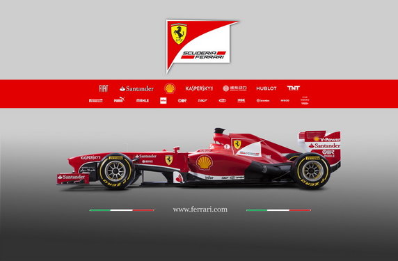 Nowy bolid Ferrari