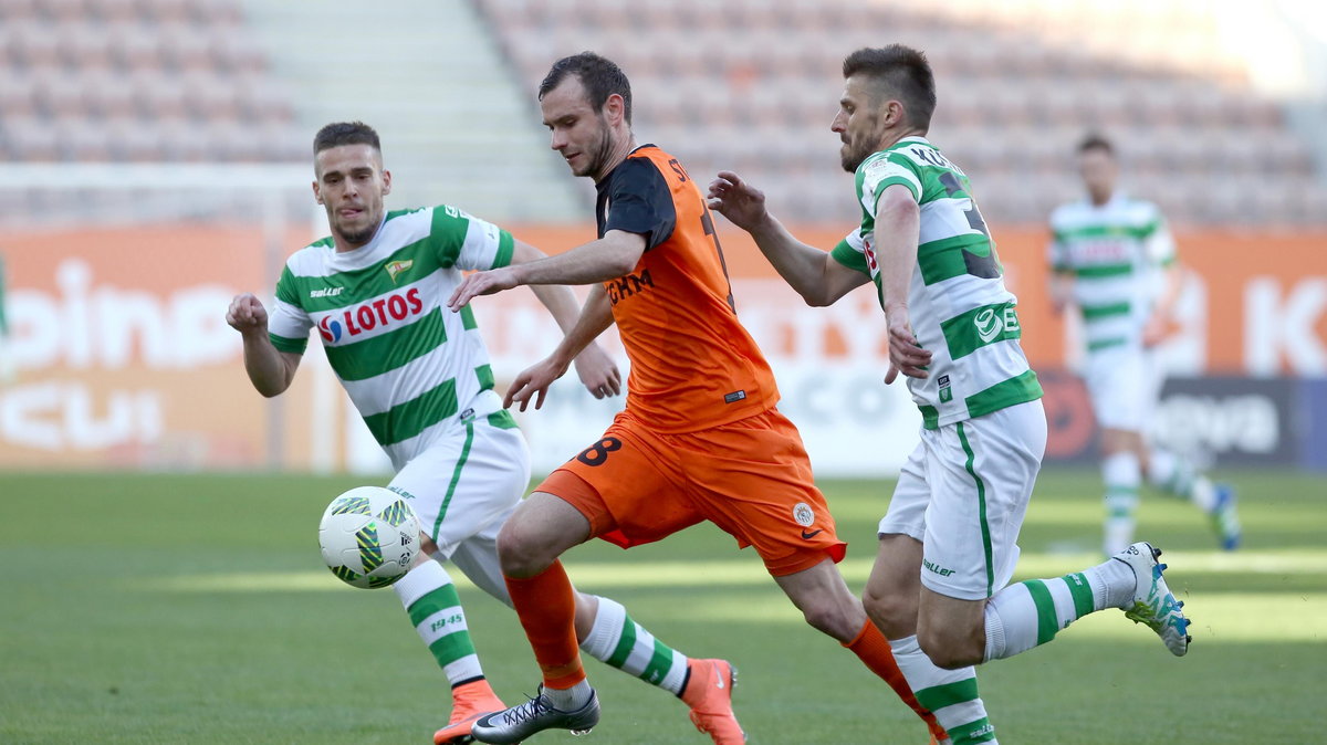 16.04.2016 ZAGLEBIE LUBIN - LECHIA GDANSK EKSTRAKLASA PILKA NOZNA