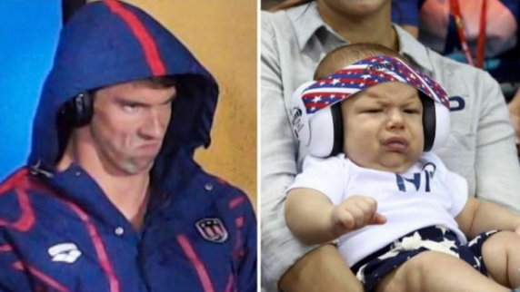 Michael Phelps bohaterem memów