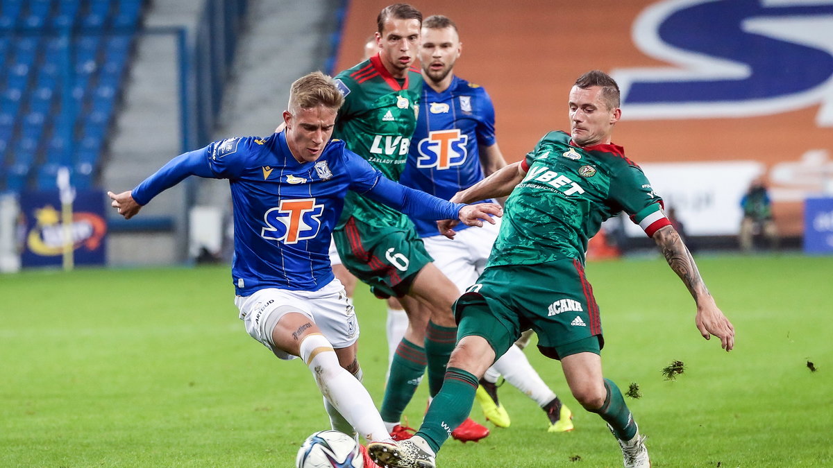 02.10.2021 LECH POZNAN - SLASK WROCLAW PKO BANK POLSKI EKSTRAKLASA PILKA NOZNA