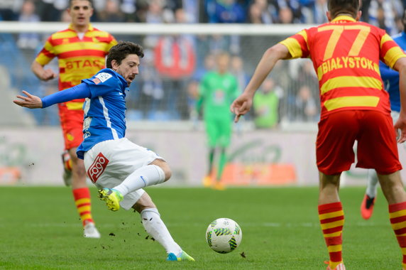 PIŁKA NOŻNA EKSTRAKLASA LECH POZNAŃ - JAGIELLONIA (Sisinio Gonzalez Martinez)