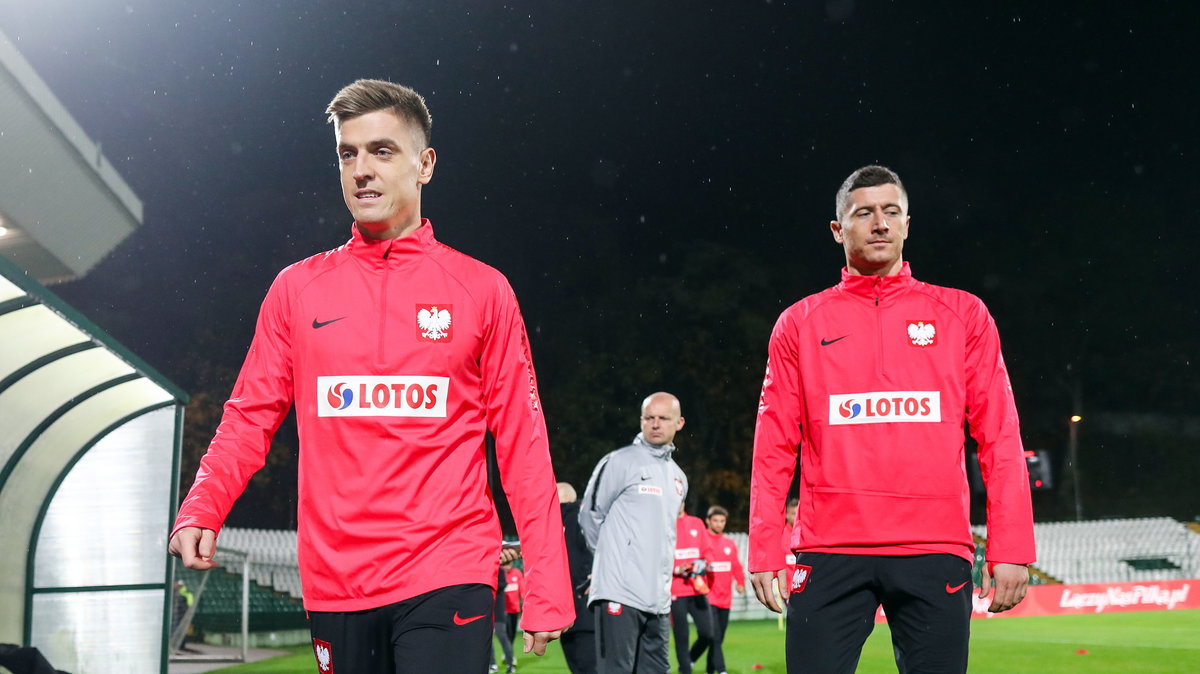 Krzysztof Piątek i Robert Lewandowski