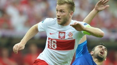 Jakub Błaszczykowski podczas meczu z Grecją