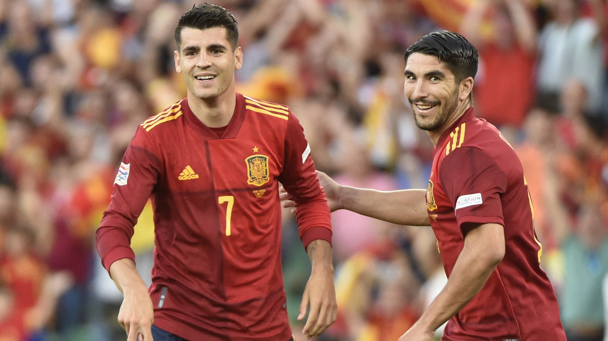 Alvaro Morata i Carlos Soler (Hiszpania)