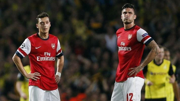 Olivier Giroud i Mesut Ozil