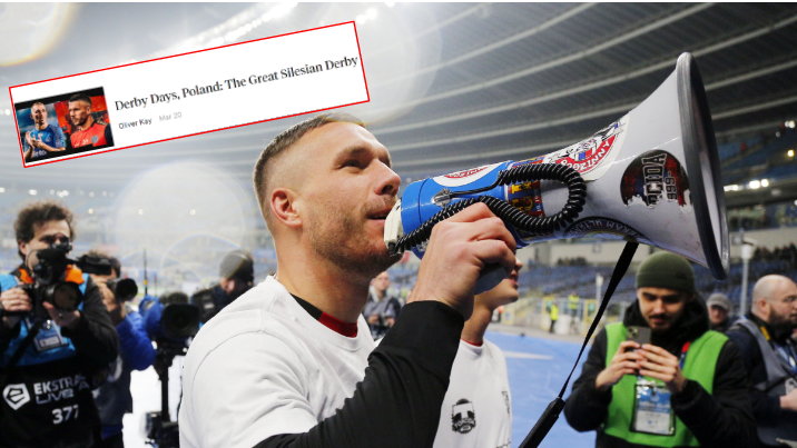 Lukas Podolski z Górnika Zabrze