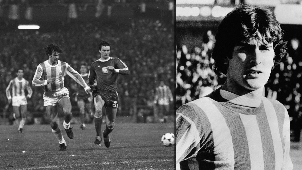 Mario Kempes podczas meczu z Polską na MŚ w 1978 r.