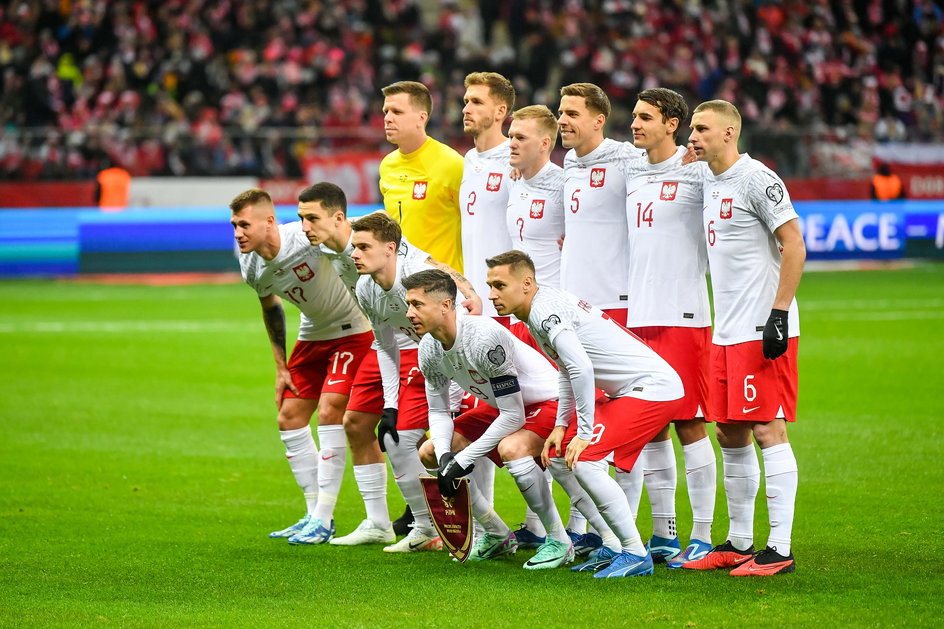 Reprezentacja Polski przed meczem z Czechami (17 listopada 2023 r.)