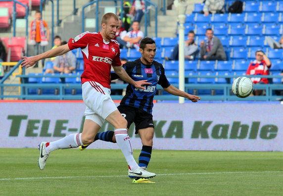 PIŁKARSKA EKSTRAKLASA WISŁA ZAWISZA BYDGOSZCZ (Michał Czekaj Alvaro Ricardo Faustino)