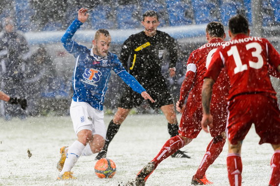 PIŁKARSKA EKSTRAKLASA LECH KONTRA WISŁA KRAKÓW