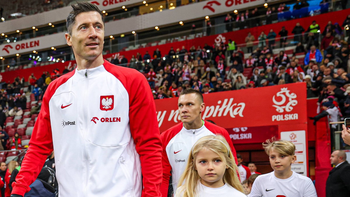 Robert Lewandowski w biało-czerwonych barwach