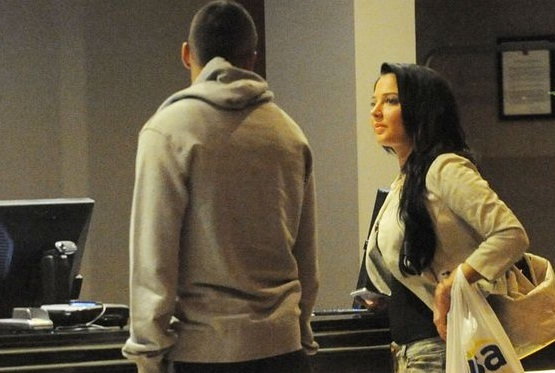 Danny Simpson i Tulisa Contostavlos