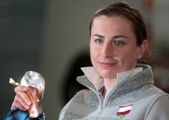 Justyna Kowalczyk z trzema medalami olimpijskimi