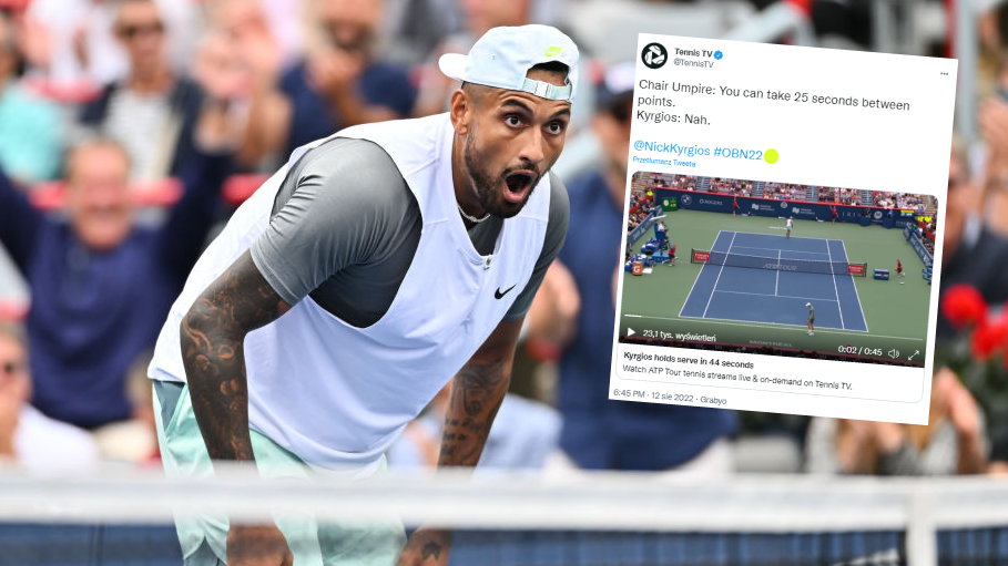 Nick Kyrgios zabawił się z Hubertem Hurkaczem