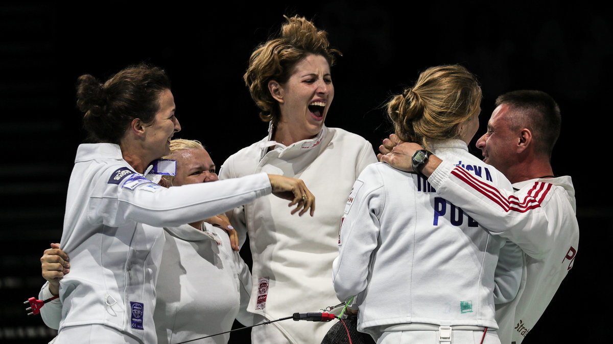 Ewa Trzebińska, Magdalena Piekarska, Renata Knapik-Miazga i Aleksandra Zamachowska