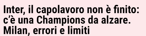 Nagłówek ze strony La Gazzetta dello Sport