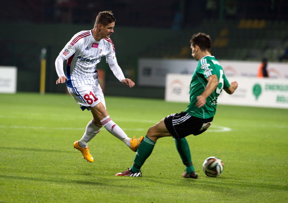 PIŁKA NOŻNA EKSTRAKLASA PGE BEŁCHATÓW GÓRNIK ZABRZE  (Paweł Baranowski Robert Jeż)