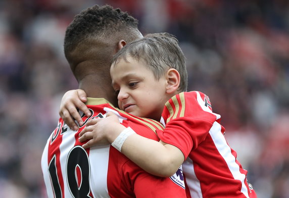 Bradley Lowery i Jermain Defoe