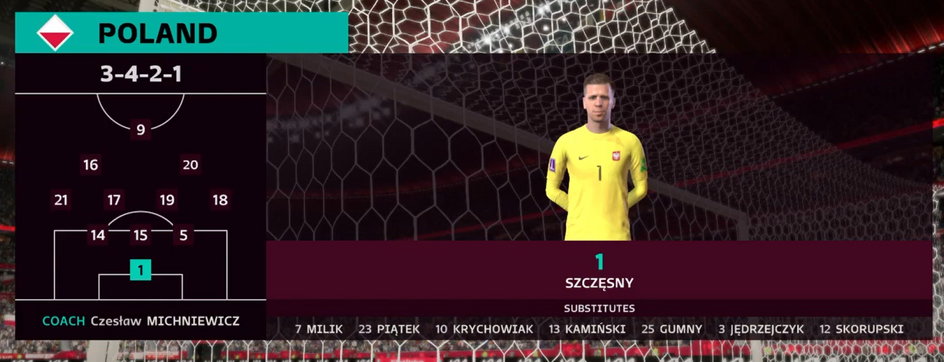 Wojciech Szczęsny w składzie na mecz z Francją