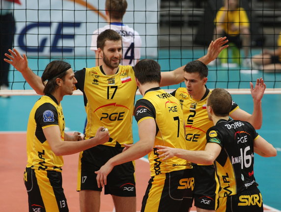 Skra-Zenit: siatkarze mistrzów Polski