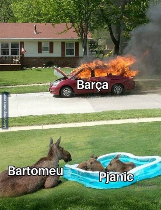 Lionel Messi chce odejść z Barcelony - memy