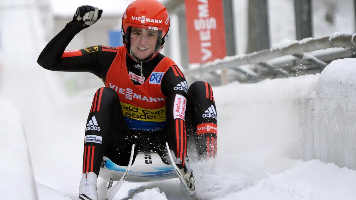Zwyciężczyni zawodów w Lillehammer Natalie Geisenberger