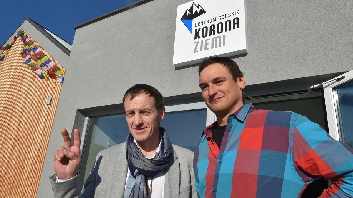 Denis Urubko (z lewej) i Adam Bielecki