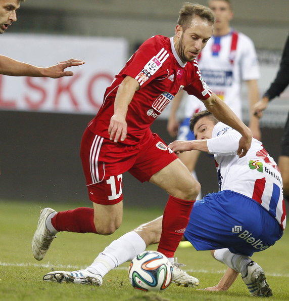 PIŁKA NOŻNA EKSTRAKLASA PODBESKIDZIE PIAST GLIWICE (Marcin Wodecki Sasa Zivec )