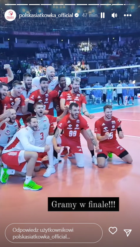 Polscy siatkarze po awansie do finału mistrzostw Europy