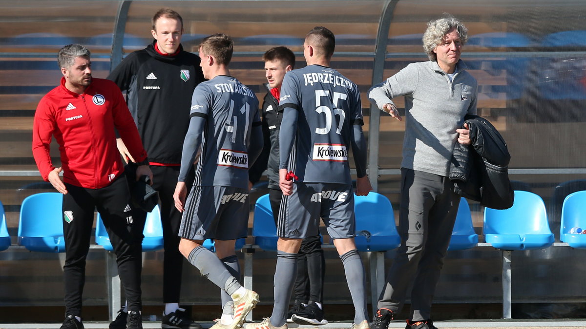 Pilka nozna. Sparing. Legia Warszawa - FC Alverca. 17.01.2019