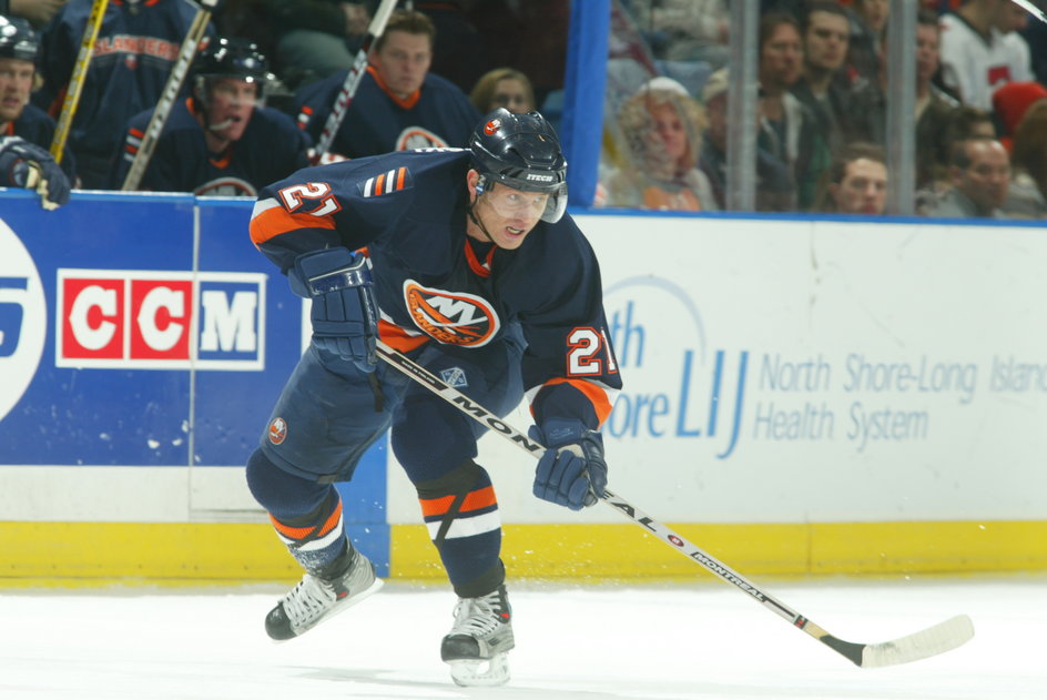 Mariusz Czerkawski w New York Islanders w 2004 r