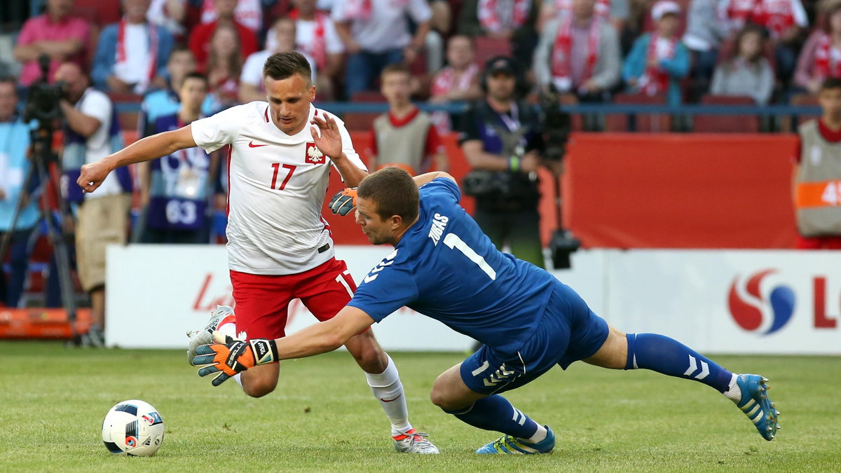 Polska Litwa mecz towarzyski przed EURO 2016