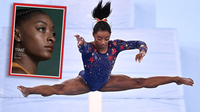 Simone Biles. Okładka "Time" z konta na Instagramie magazynu