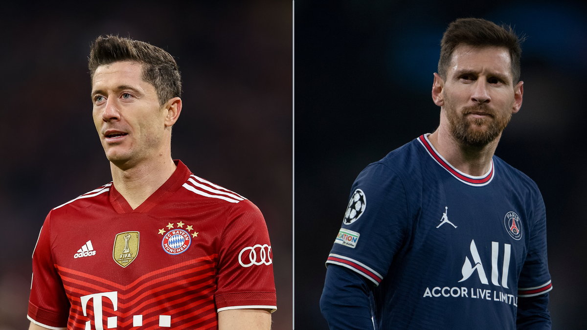 Robert Lewandowski i Leo Messi